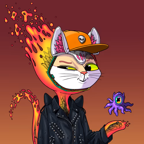 Alien Cat #7364
