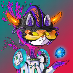 Alien Cat #7623
