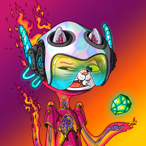 Alien Cat #1662