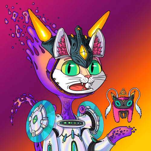 Alien Cat #7594