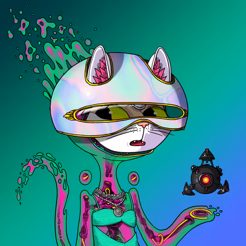 Alien Cat #9166