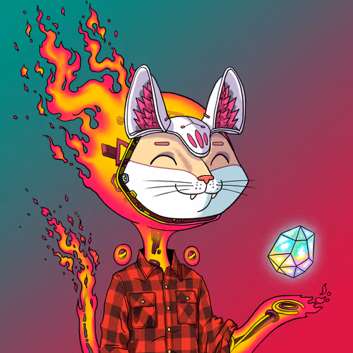 Alien Cat #5754