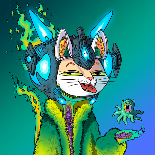Alien Cat #7542