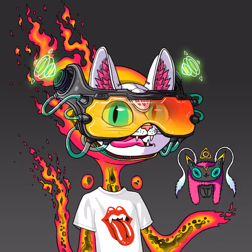 Alien Cat #7658