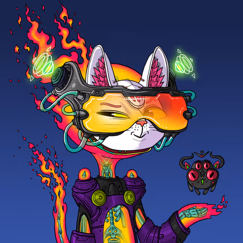 Alien Cat #8691