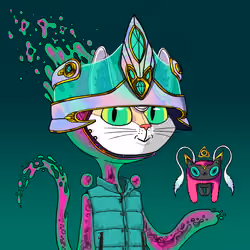 Alien Cat #8395