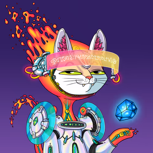 Alien Cat #7374
