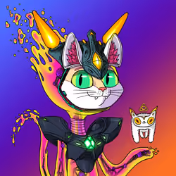 Alien Cat #7660
