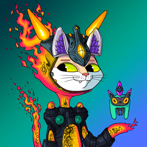 Alien Cat #7019