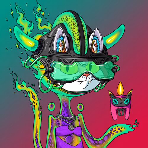Alien Cat #9190