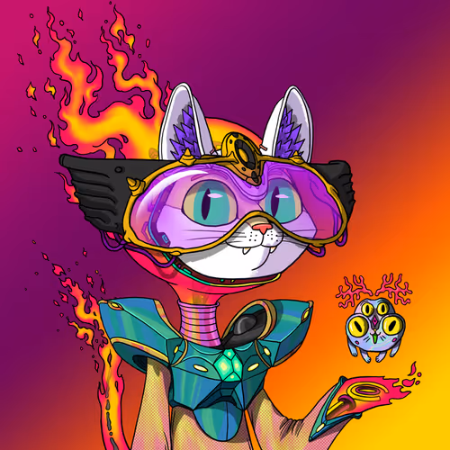 Alien Cat #9877