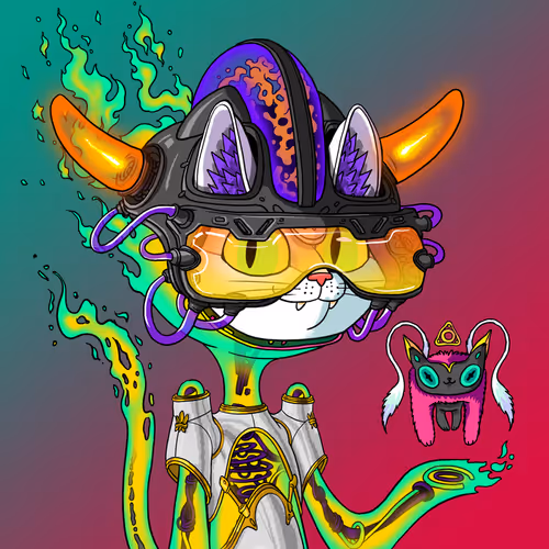 Alien Cat #2097