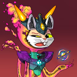 Alien Cat #2177