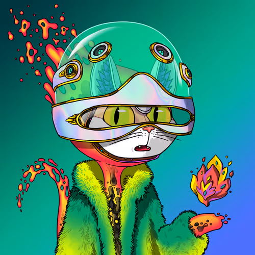 Alien Cat #1495