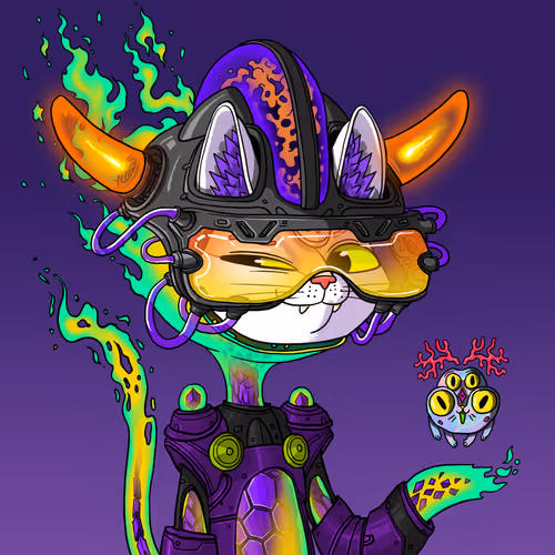 Alien Cat #1110