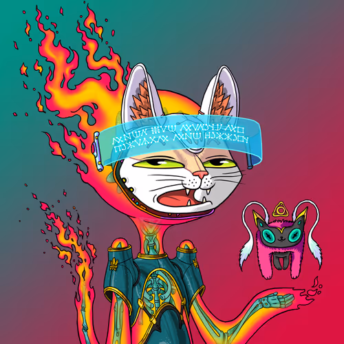 Alien Cat #2172