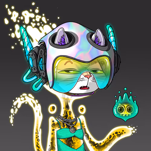 Alien Cat #7560