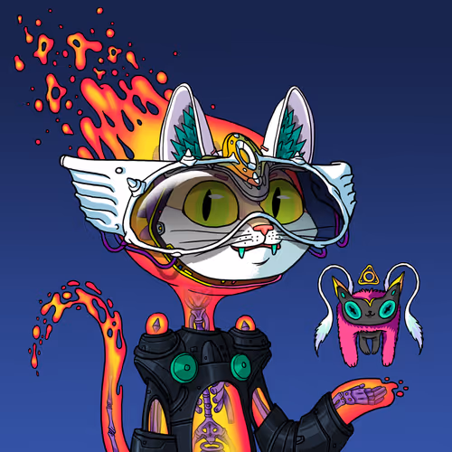 Alien Cat #9563