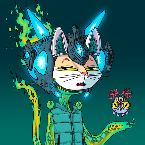 Alien Cat #8722
