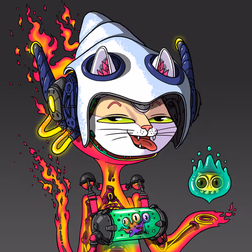 Alien Cat #5666