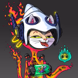 Alien Cat #5666