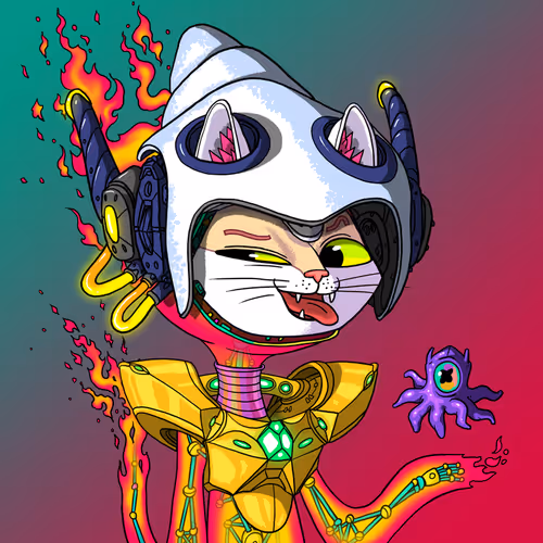 Alien Cat #7044