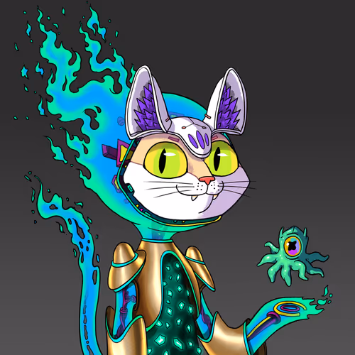 Alien Cat #1416