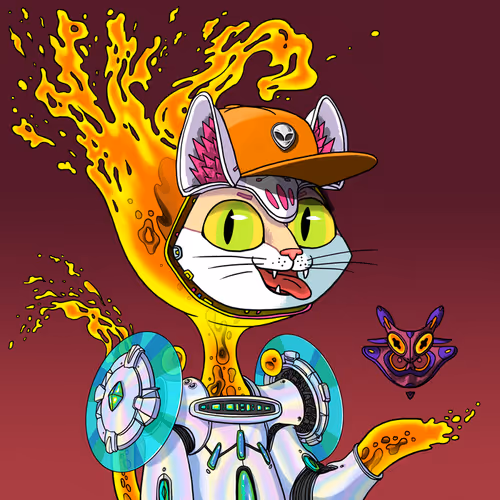 Alien Cat #7600