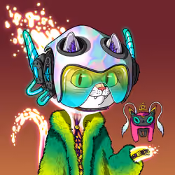 Alien Cat #1500