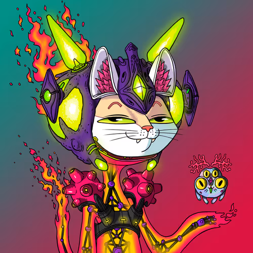 Alien Cat #208