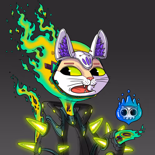 Alien Cat #9590