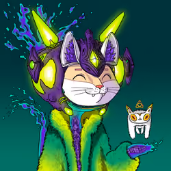 Alien Cat #7647