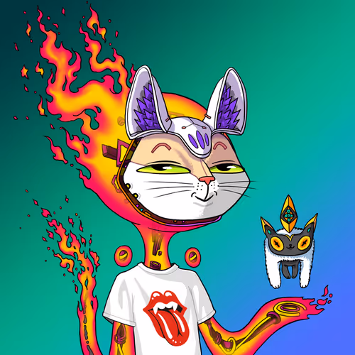 Alien Cat #7666