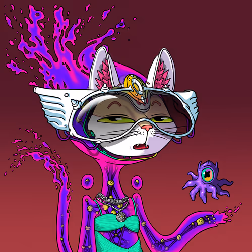 Alien Cat #1445