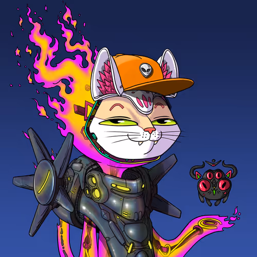 Alien Cat #7464