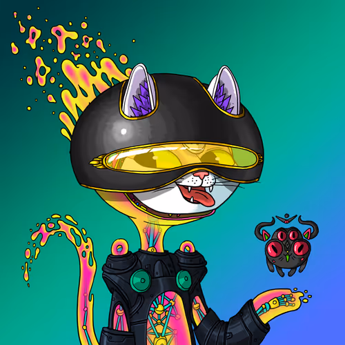 Alien Cat #1077