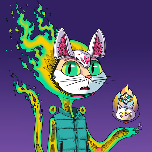 Alien Cat #9385