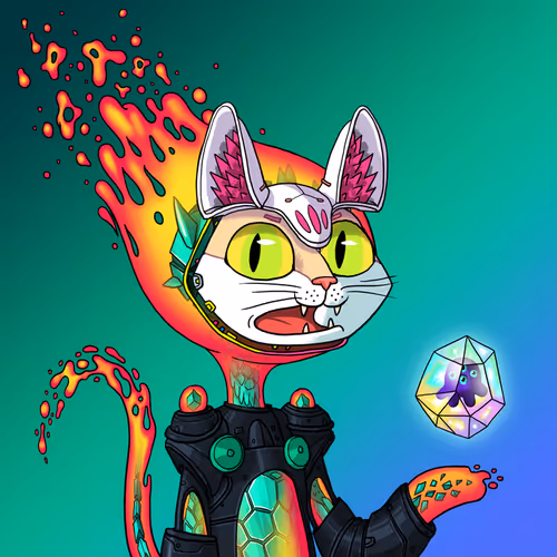 Alien Cat #8097