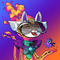 Alien Cat #8549