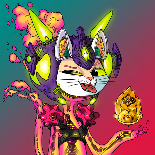 Alien Cat #7241