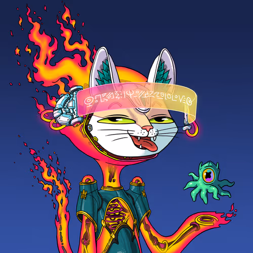 Alien Cat #9848
