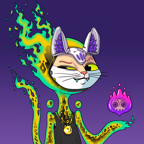 Alien Cat #7690