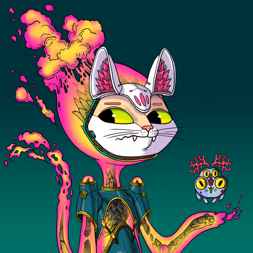 Alien Cat #9525