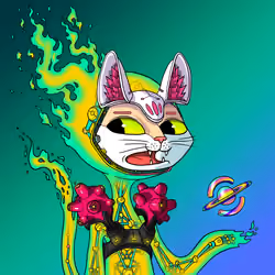 Alien Cat #1868
