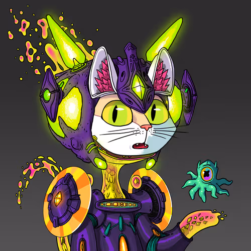 Alien Cat #1037
