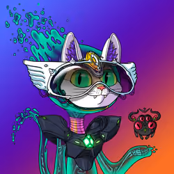 Alien Cat #6494