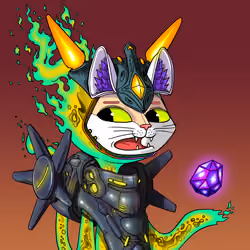 Alien Cat #7095