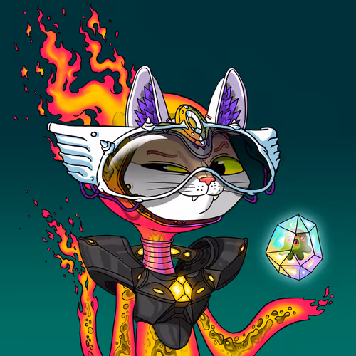 Alien Cat #7566
