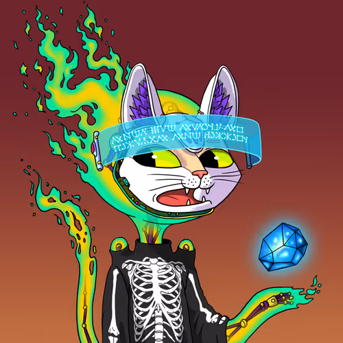 Alien Cat #7549