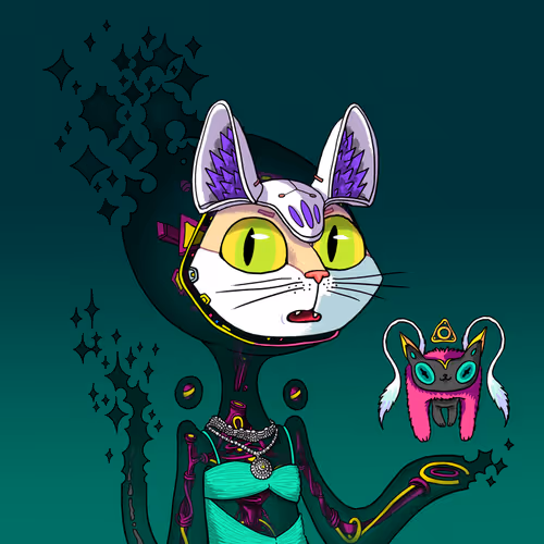 Alien Cat #1023